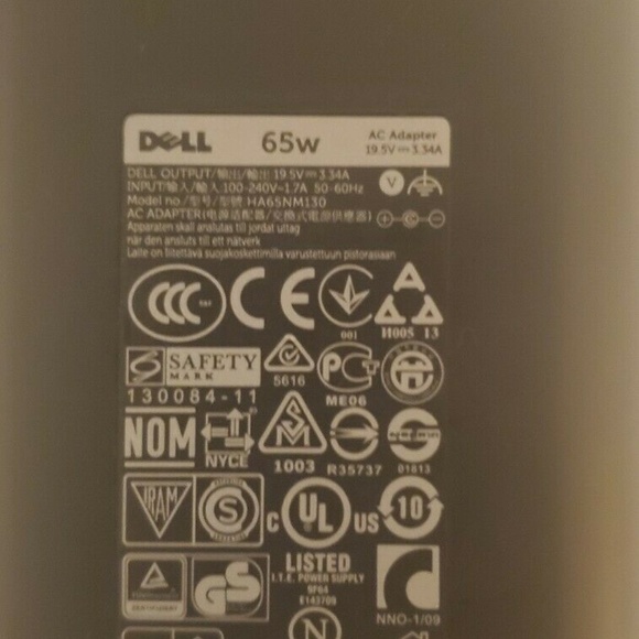 CHARGER ADAPTER FOR DELL 65W AC POWER MODEL HA65NM - Picture 3 of 3
